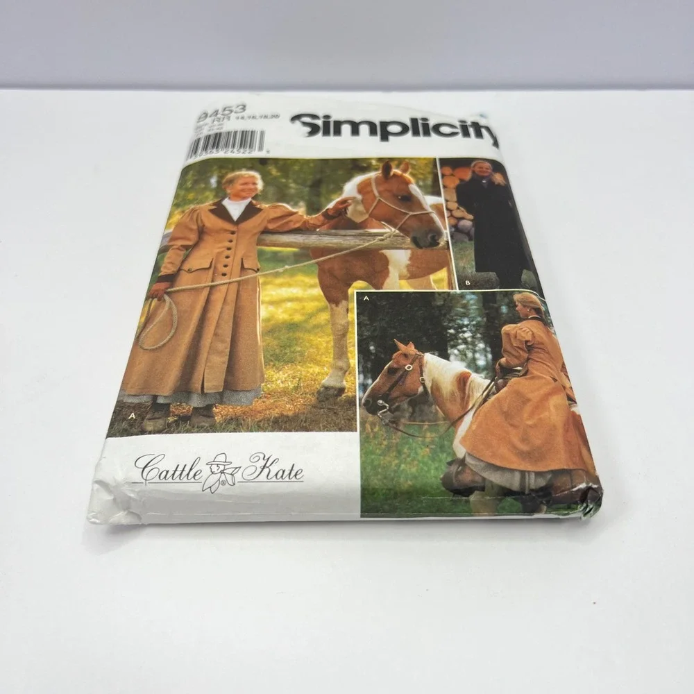 Vintage Simplicity Cattle Kate Carriage and Buggy Coat 14-20 Sewing Pattern 9453